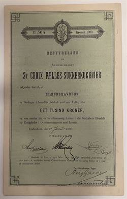 Dansk Vestindien 1878